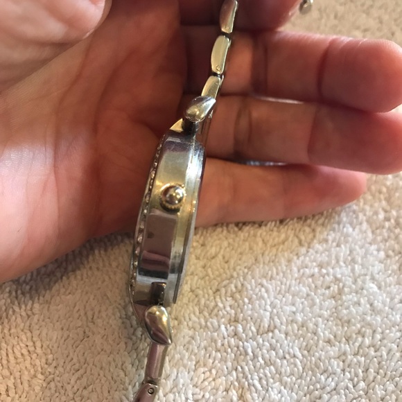 Charter Club Silver and Gold Tone Rhinestone Watch - Picture 4 of 9